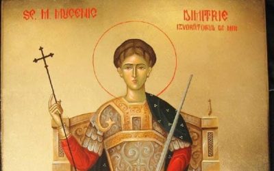 Biserica Ortodoxă îl cinstește astăzi pe Sfântul Mare Mucenic Dimitrie, Izvorâtorul de Mir, sărbătoare numită în popor „Sâmedru”
