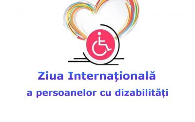În fiecare an, pe data de 3 decembrie, marcăm  Ziua internațională a persoanelor cu dizabilități, care a fost proclamată în anul 1992 de către Adunarea Generală a ONU