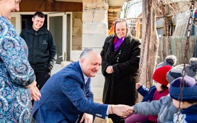 Сегодня посетил многодетную семью из села Котюжений Марь Шолданештского района