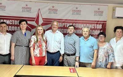 Astăzi, la Comrat, am participat la ședința conducătorilor și secretarilor organizațiilor teritoriale ale Partidului Socialiștilor din sudul republicii