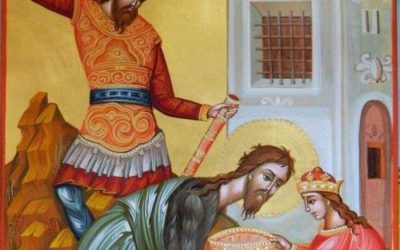 Astăzi, creștinii ortodocşi prăznuiesc Tăierea Capului Cinstitului, Slăvitului Prooroc Ioan Botezătorul – Înaintemergătorul şi Botezătorul Domnului nostru Iisus Hristos