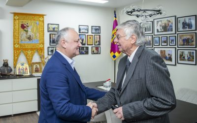 Встретился сегодня с Чрезвычайным и Полномочным Послом Венгрии в Республике Молдова Шандором Сабо