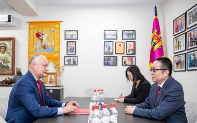 Am avut o întrevedere cu ambasadorul Republicii Populare Chineze la Chișinău, Yan Wenbin