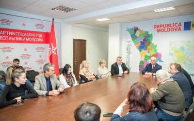 Am avut o întâlnire cu viitorii consilieri din partea PSRM în Consiliul municipal Chișinău, în cadrul căreia au fost trasate sarcinile și acțiunile ce urmează a fi întreprinse în perioada următoare