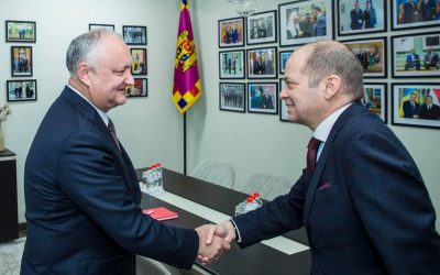 Провёл встречу с послом Турецкой Республики в Молдове Уйгаром Мустафой Сертелом