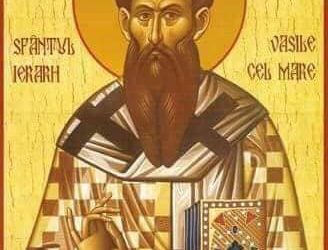 Astăzi îl prăznuim pe Sfântul Ierarh Vasile cel Mare, Arhiepiscopul Cezareei Capadociei, mare teolog creștin, propovăduitor și unul dintre cei mai importanți părinți ai bisericii ortodoxe
