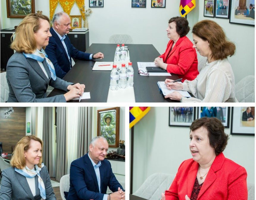 Împreună cu membrul Comitetului Executiv, Olga Cebotari, am avut o întrevedere cu Excelența Sa, doamna Fern Horine, Ambasador al Regatului Unit al Marii Britanii şi Irlandei de Nord în țara noastră, la inițiativa diplomatului