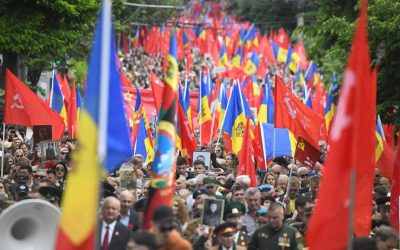 Peste 30 de mii de cetățeni au participat la Marșul Victoriei în Chișinău