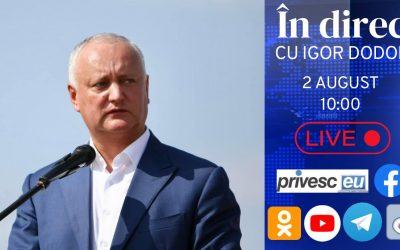 În direct cu Igor Dodon. 2.08.2024